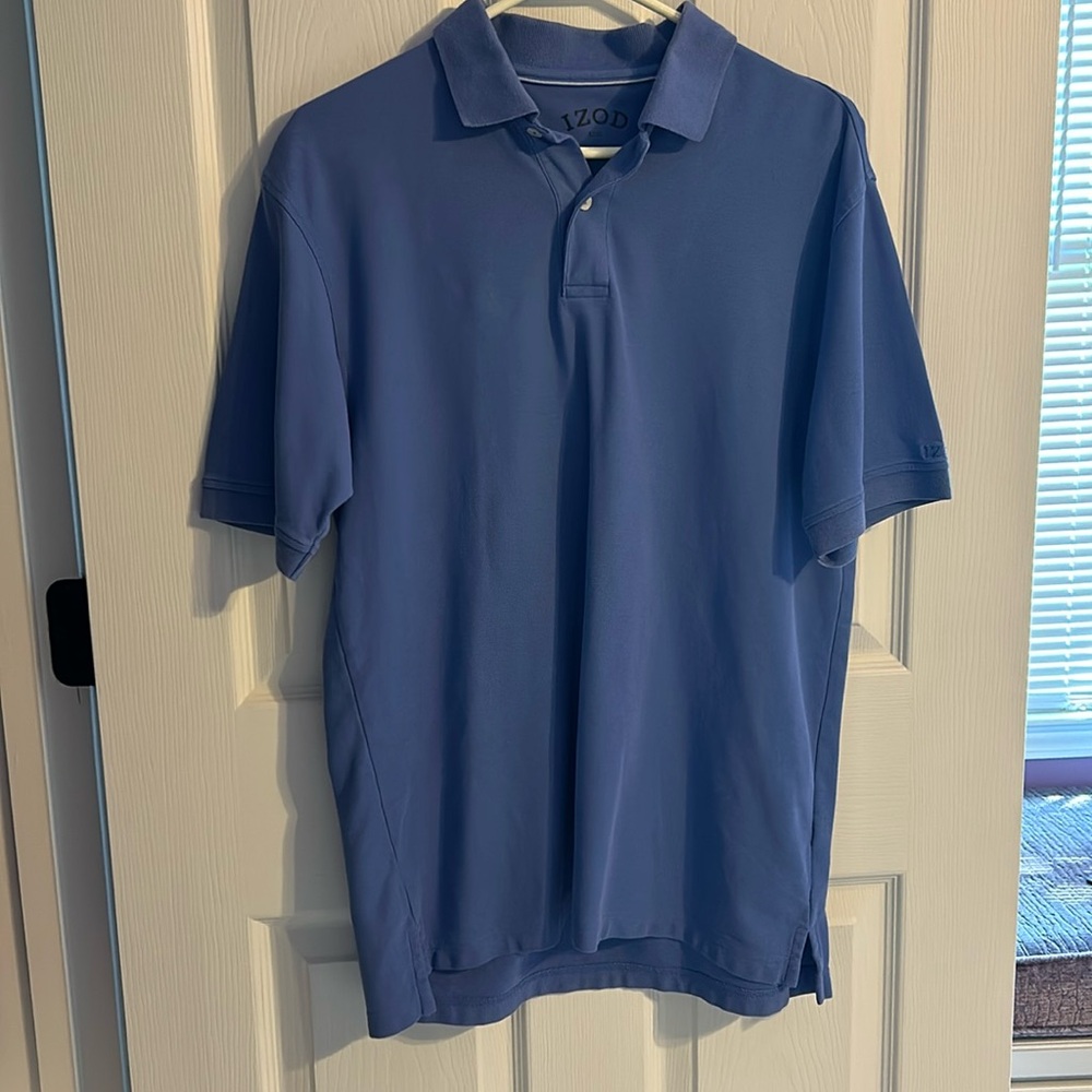 Izod men’s blue polo shirt, size M